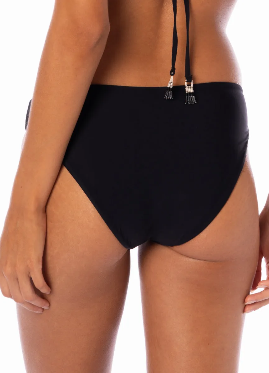 Maaji Midnight Ash Sublimity Regular Rise Classic Bikini Bottom