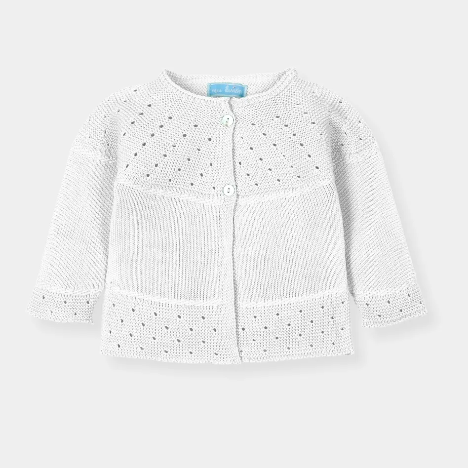 Mac Ilusion white Knitted Cardigan