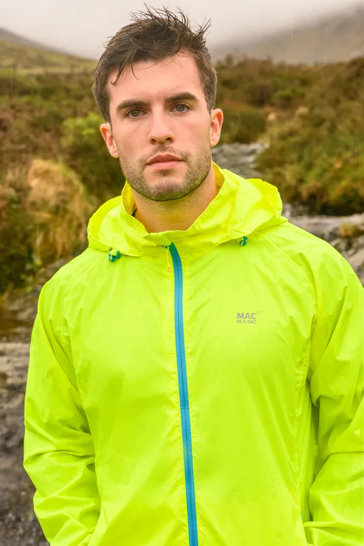 Mac In A Sac Unisex Origin 2 Waterproof Jacket (Neon Yellow)