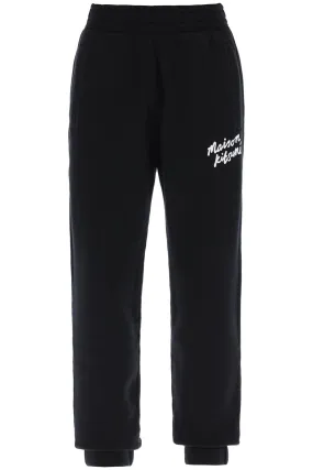 MAISON KITSUNE sporty pants with handwriting