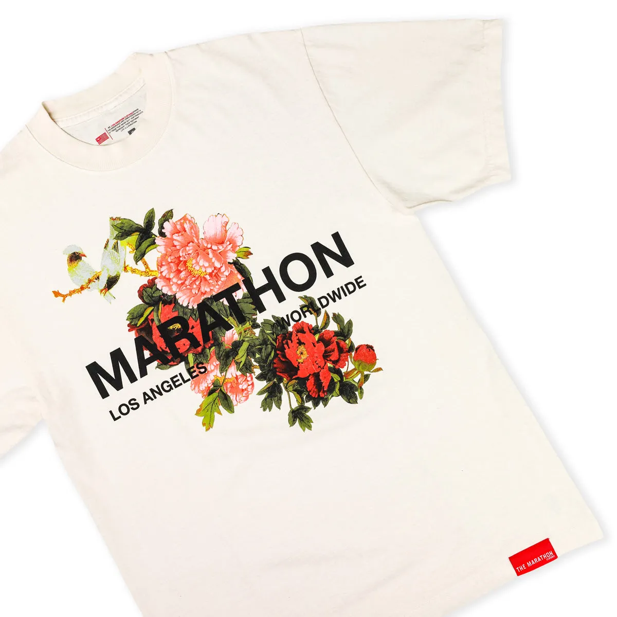 Marathon Global T-Shirt - Bone