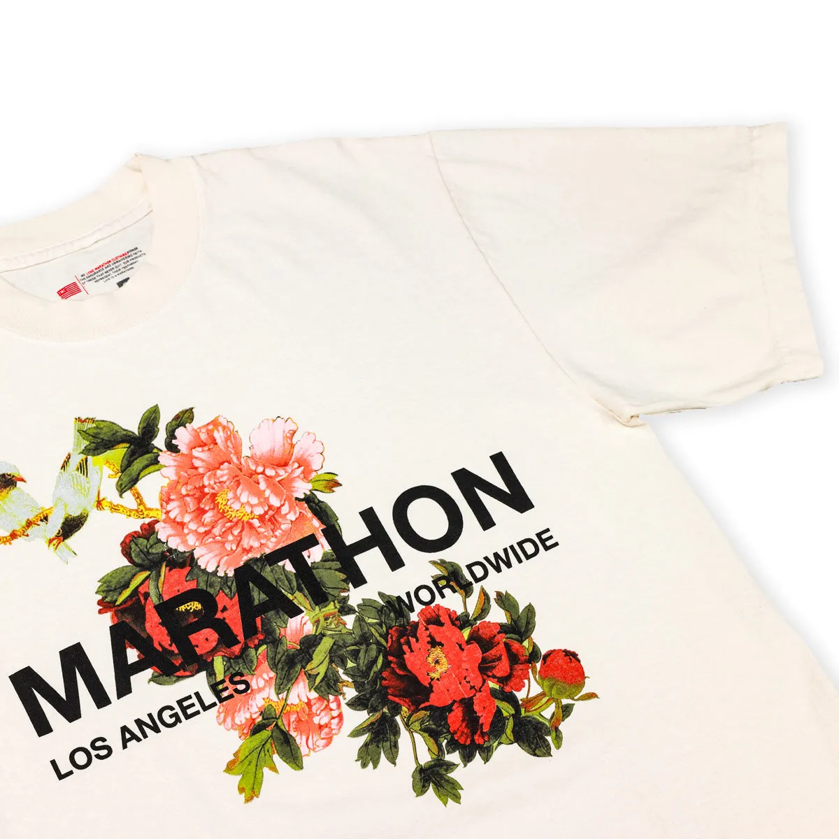 Marathon Global T-Shirt - Bone