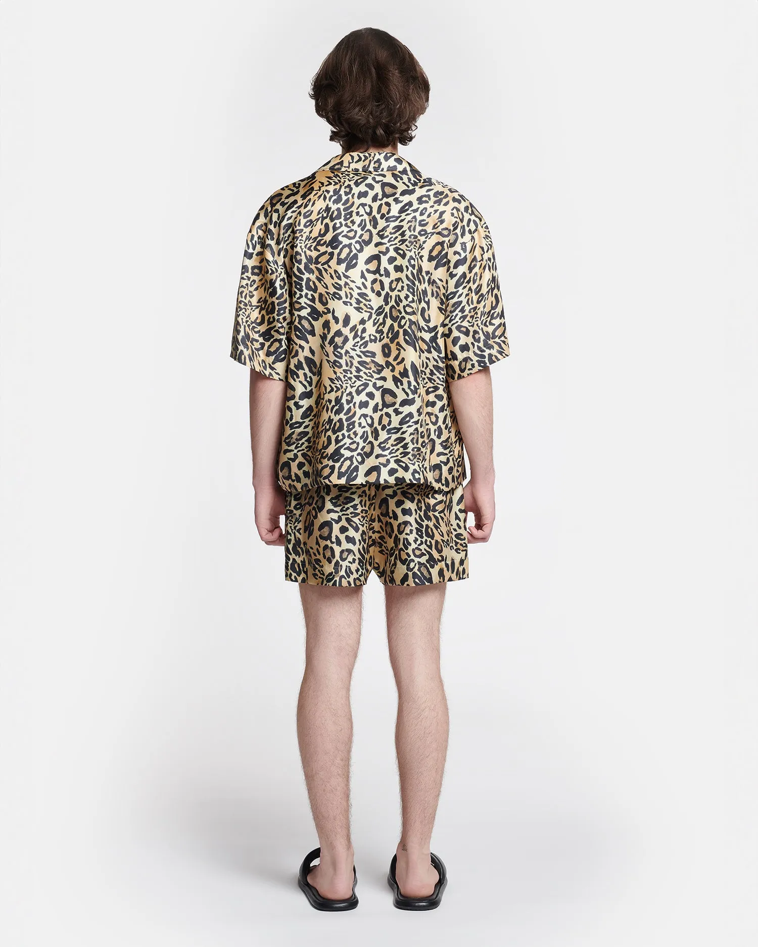 Maxton - Printed Twill-Silk Shirt - Leopard