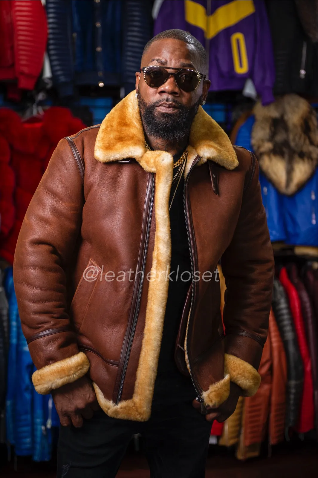 Men's B-3 Classic Sheepskin Shearling