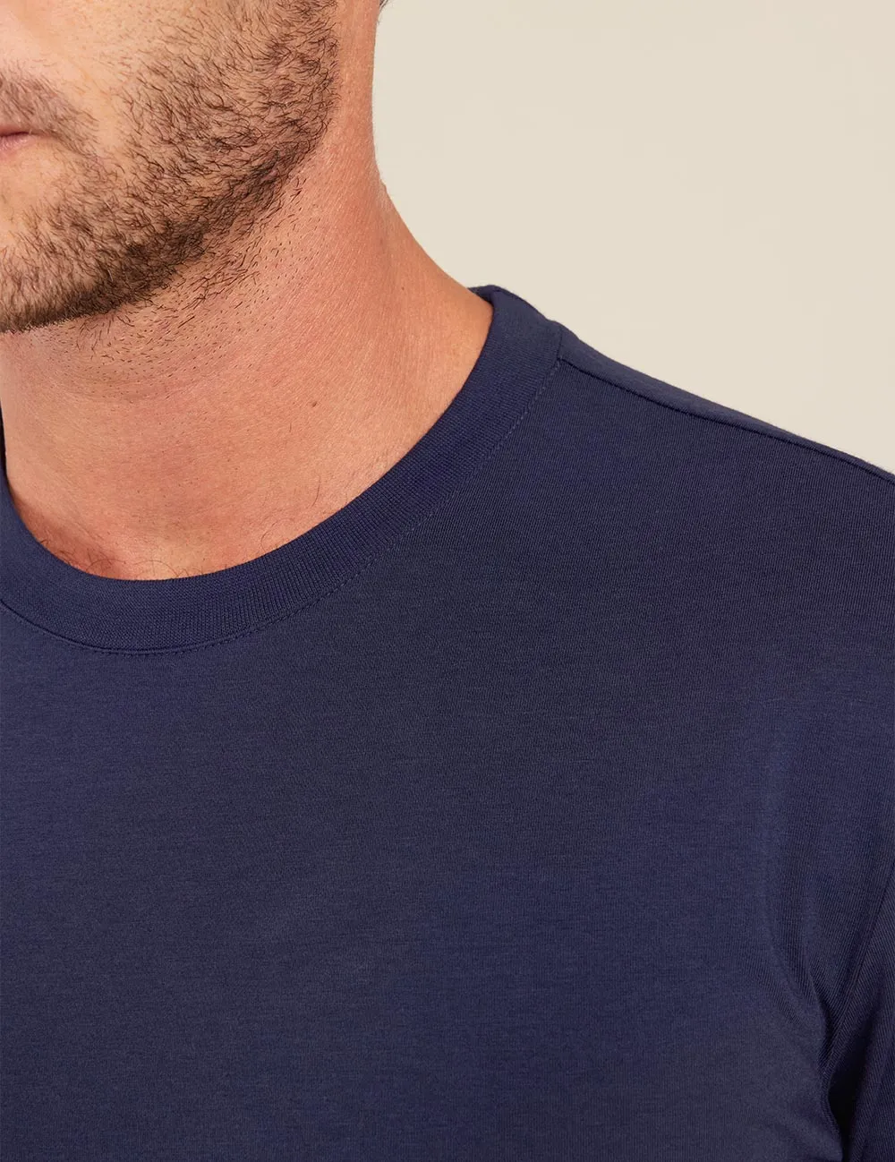 Men's Classic Crew Neck T-Shirt - Navy