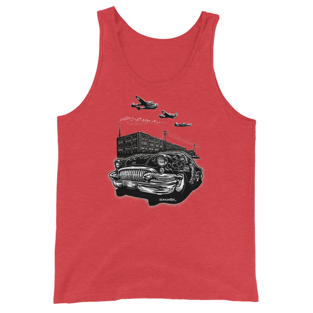 Men's Comfy Tank Top "Detroit Smoke II"