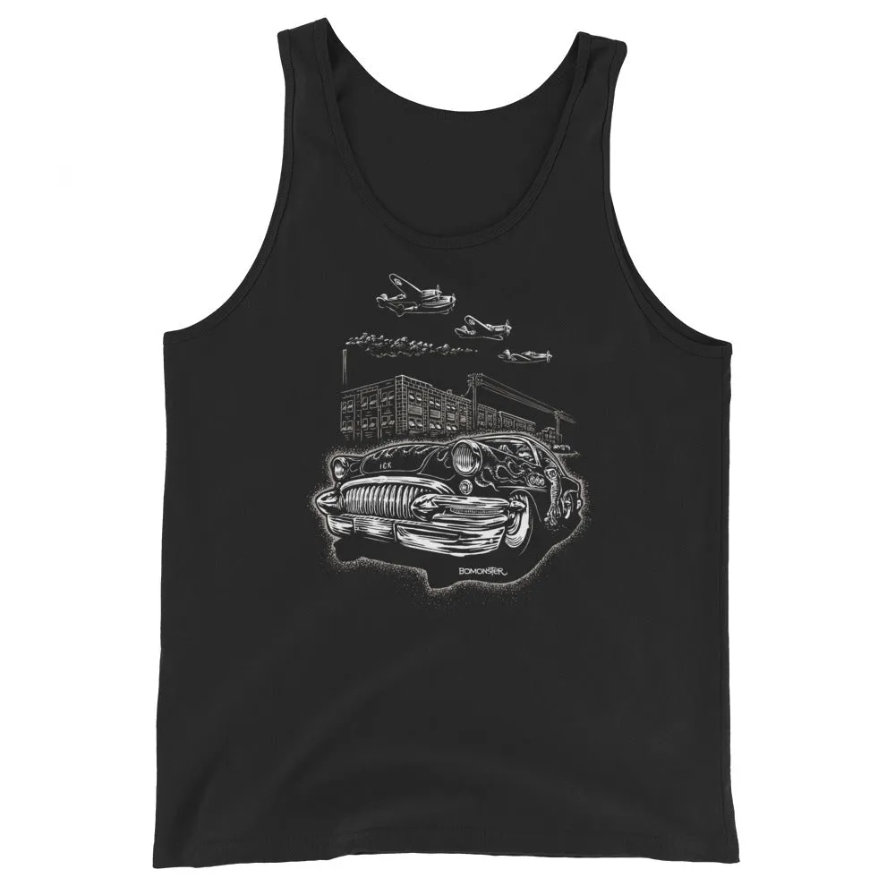 Men's Comfy Tank Top "Detroit Smoke II"