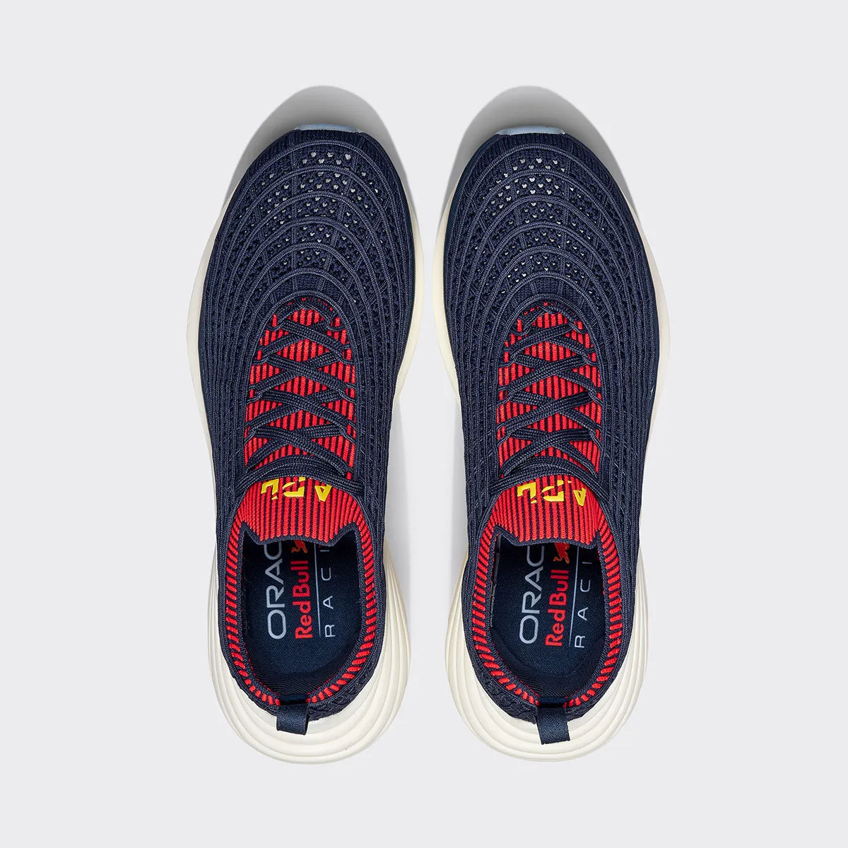 Men's TechLoom Zipline Navy / Red / Ribbed