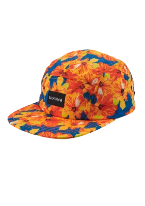 Mikey 5 Panel Hat - Orange / Multi