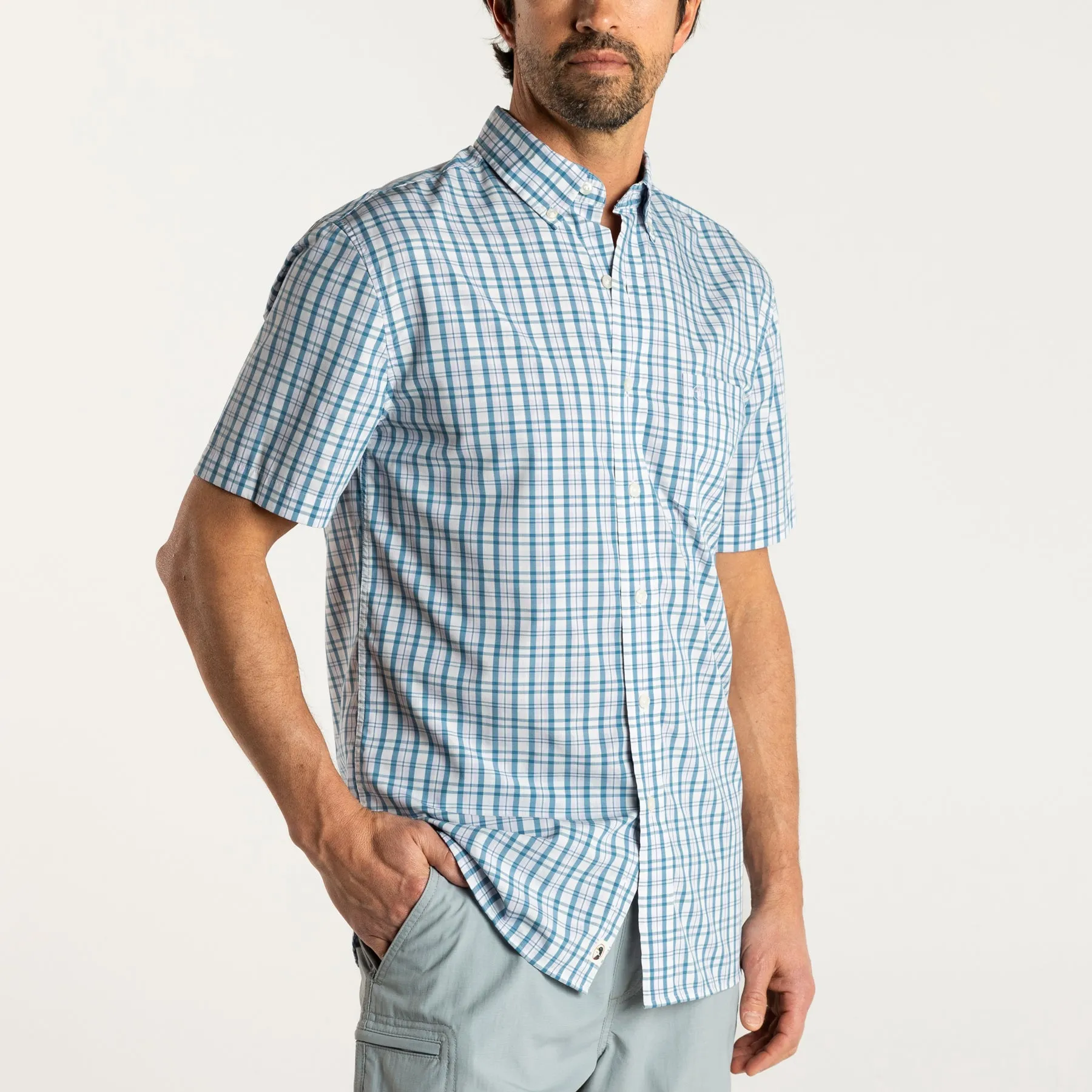 Milligan Plaid Performance Poplin Sport Shirt