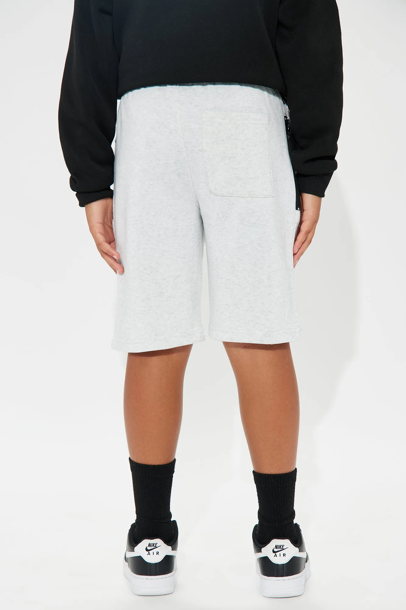 Mini Always Clean II Fleece Shorts - Heather Grey