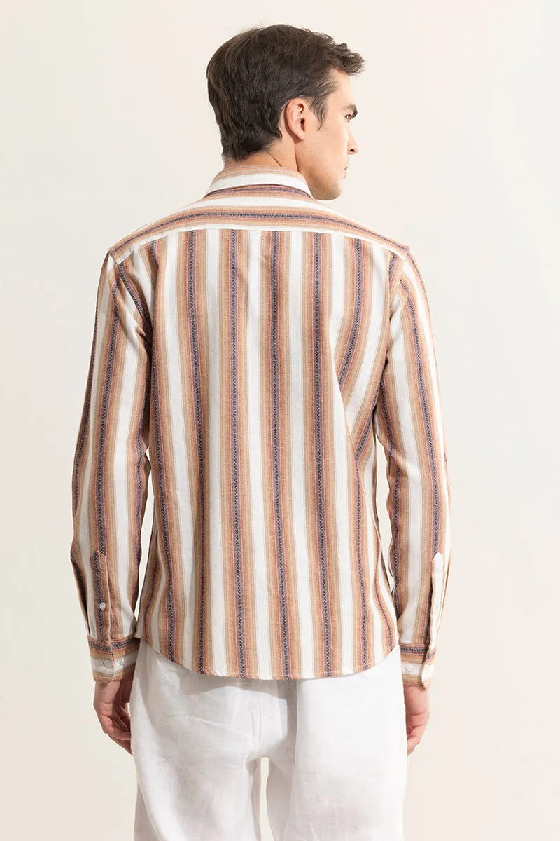 Mod Stripe Orange Shirt