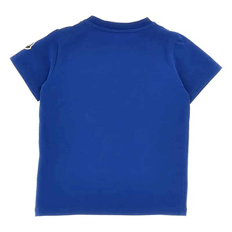 MONCLER ENFANT Flocked logo T-shirt