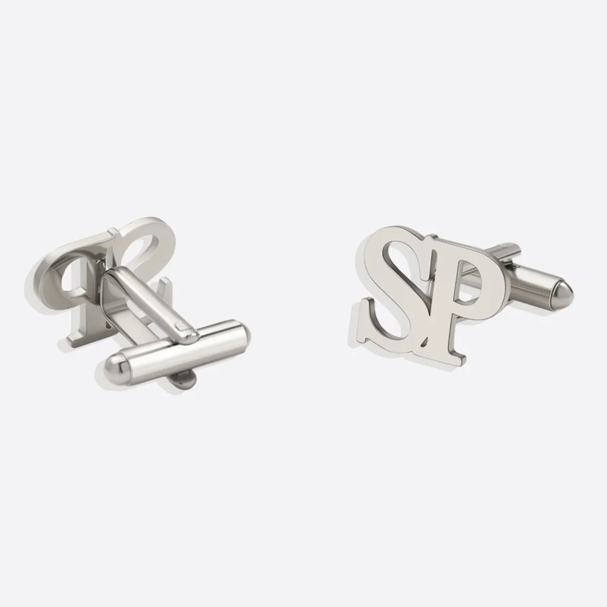 Monogrammed Cufflinks with Initials