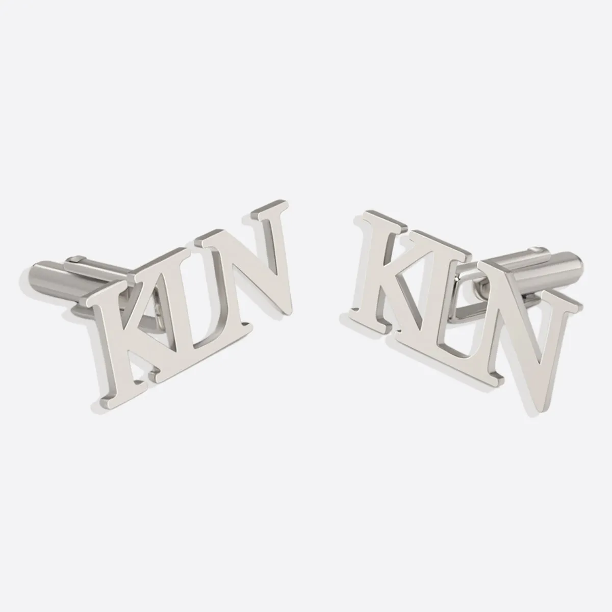 Monogrammed Cufflinks with Initials