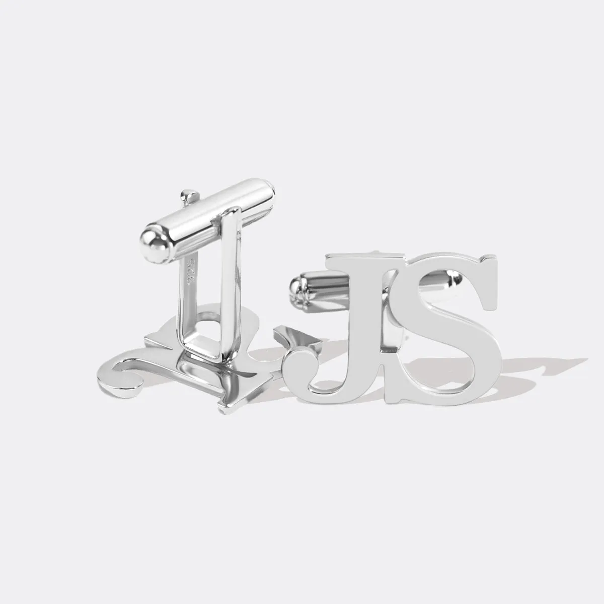 Monogrammed Cufflinks with Initials