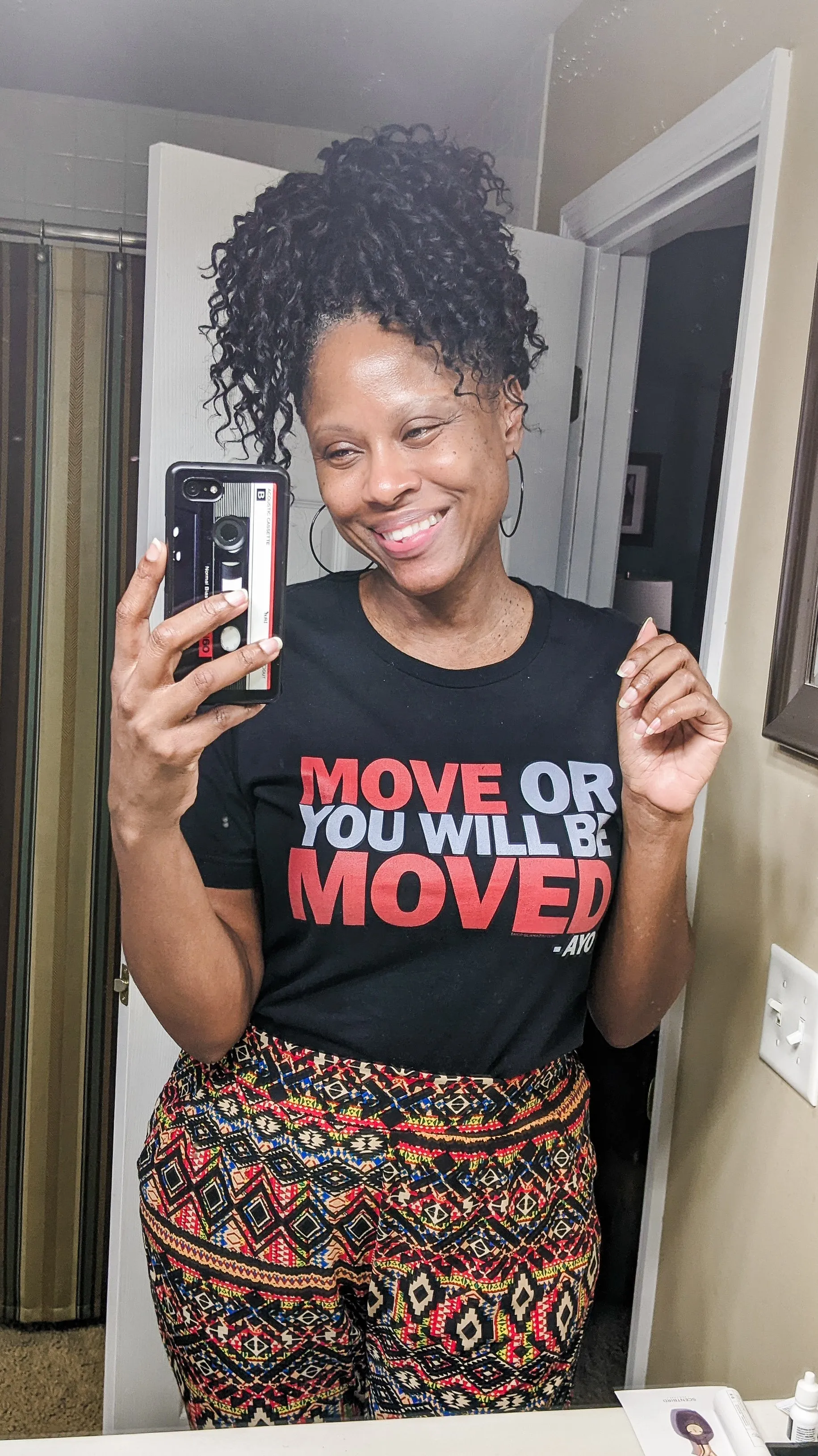 move or you will be moved unisex tee