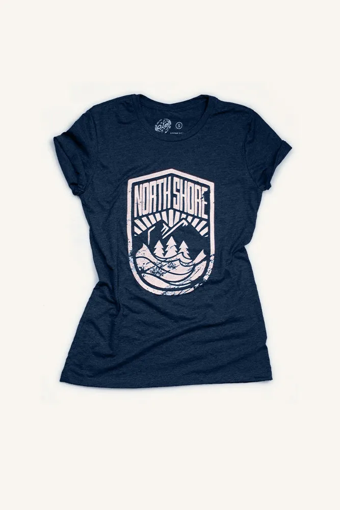 North Shore Crest T-shirt (Womens)