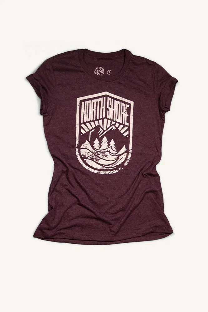 North Shore Crest T-shirt (Womens)