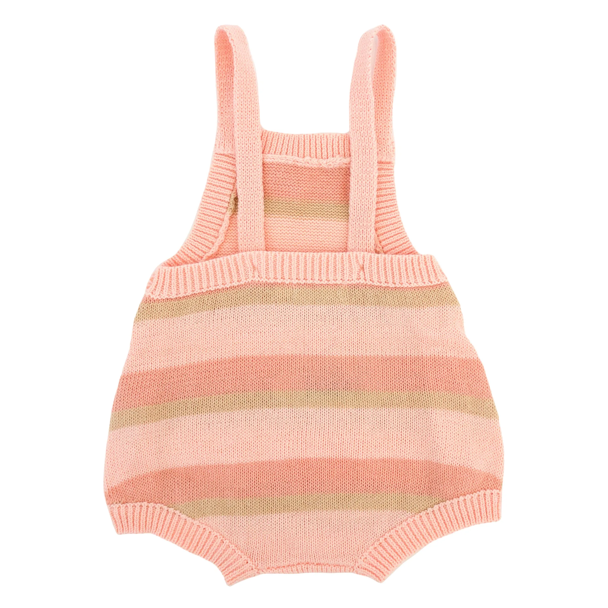 oh baby! Country Club Knitted Bubble - Apricot Stripe