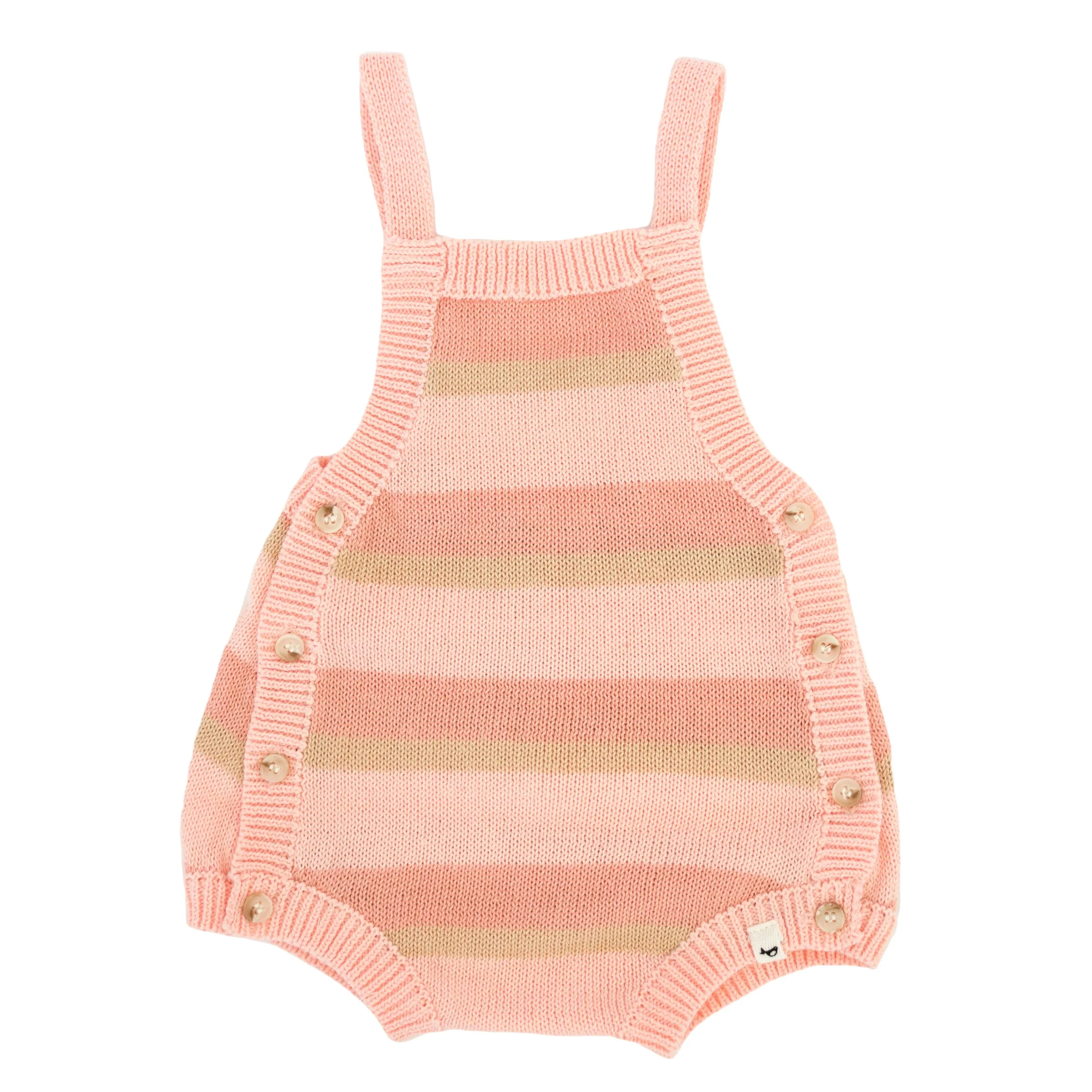 oh baby! Country Club Knitted Bubble - Apricot Stripe