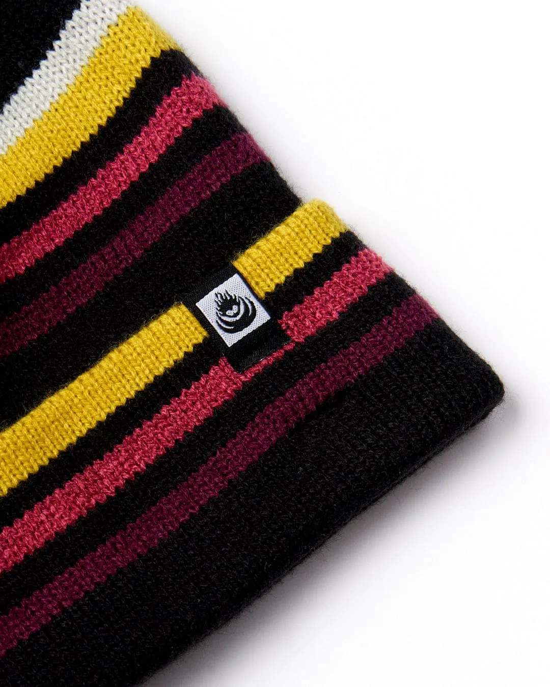 Ok Stripe - Beanie - Black