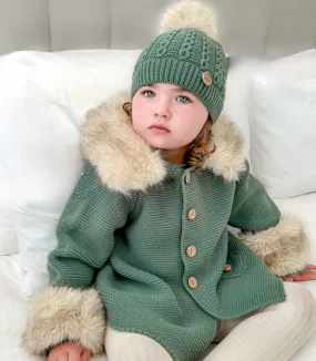 Pangasa Elm Green Fur Jacket