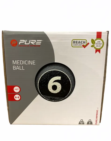 Pure 2Improve 6 kg medicine ball grey-black Medicine Ball P2I110040