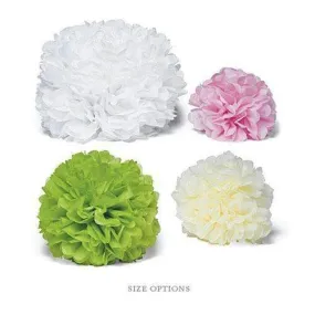 "Celebration Peonies" Tissue Paper Flowers - Small White (Pack of 6)