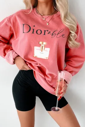 "Diorable" Parody Perfume Graphic Crewneck (Watermelon) - Print On Demand