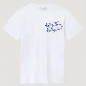 "Parlez-vous Français" Popincourt T-shirt (White)