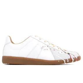 Replica Low Top Suede Paint Drop - White/Multi