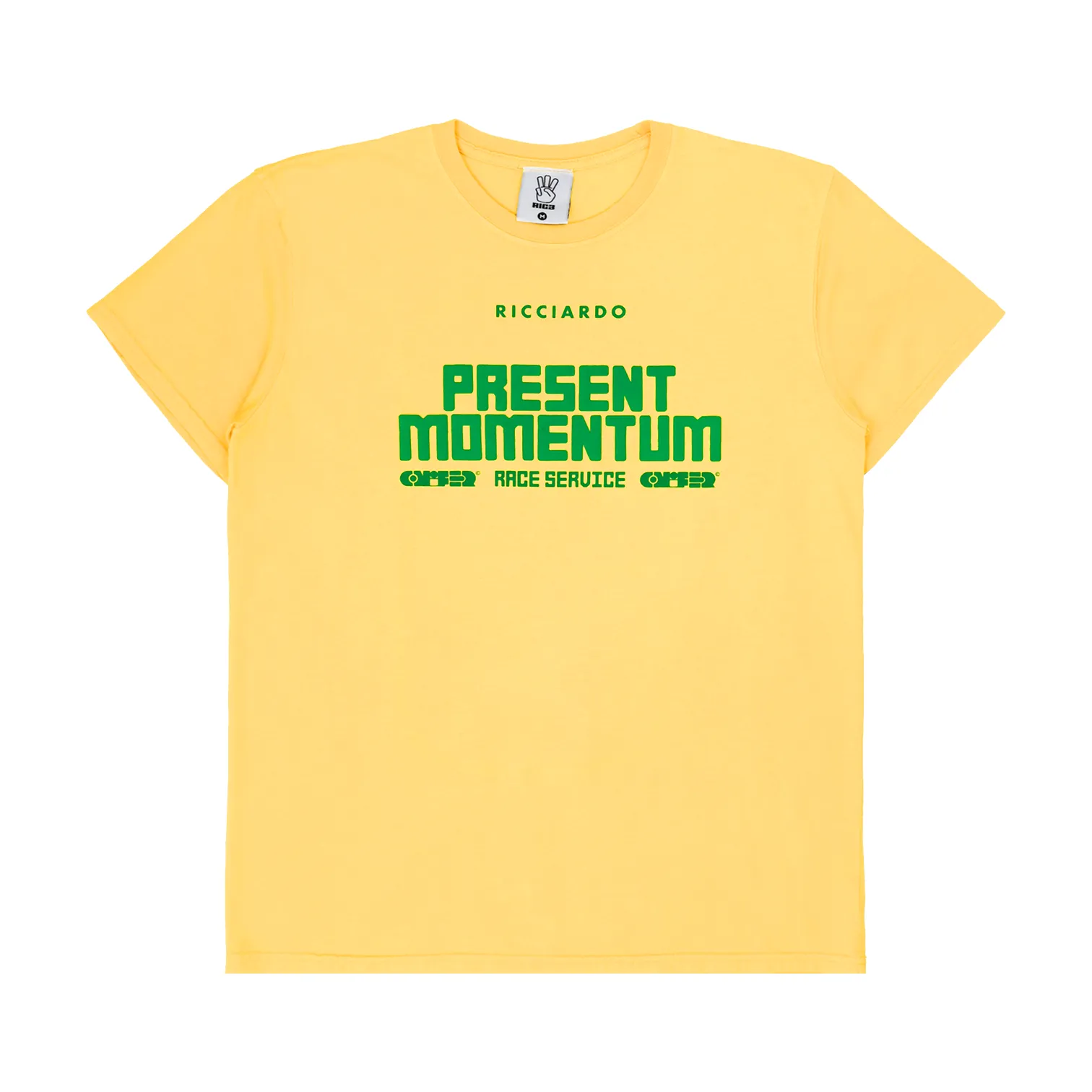 RIC3 Green & Gold Short Sleeve Tee Gold