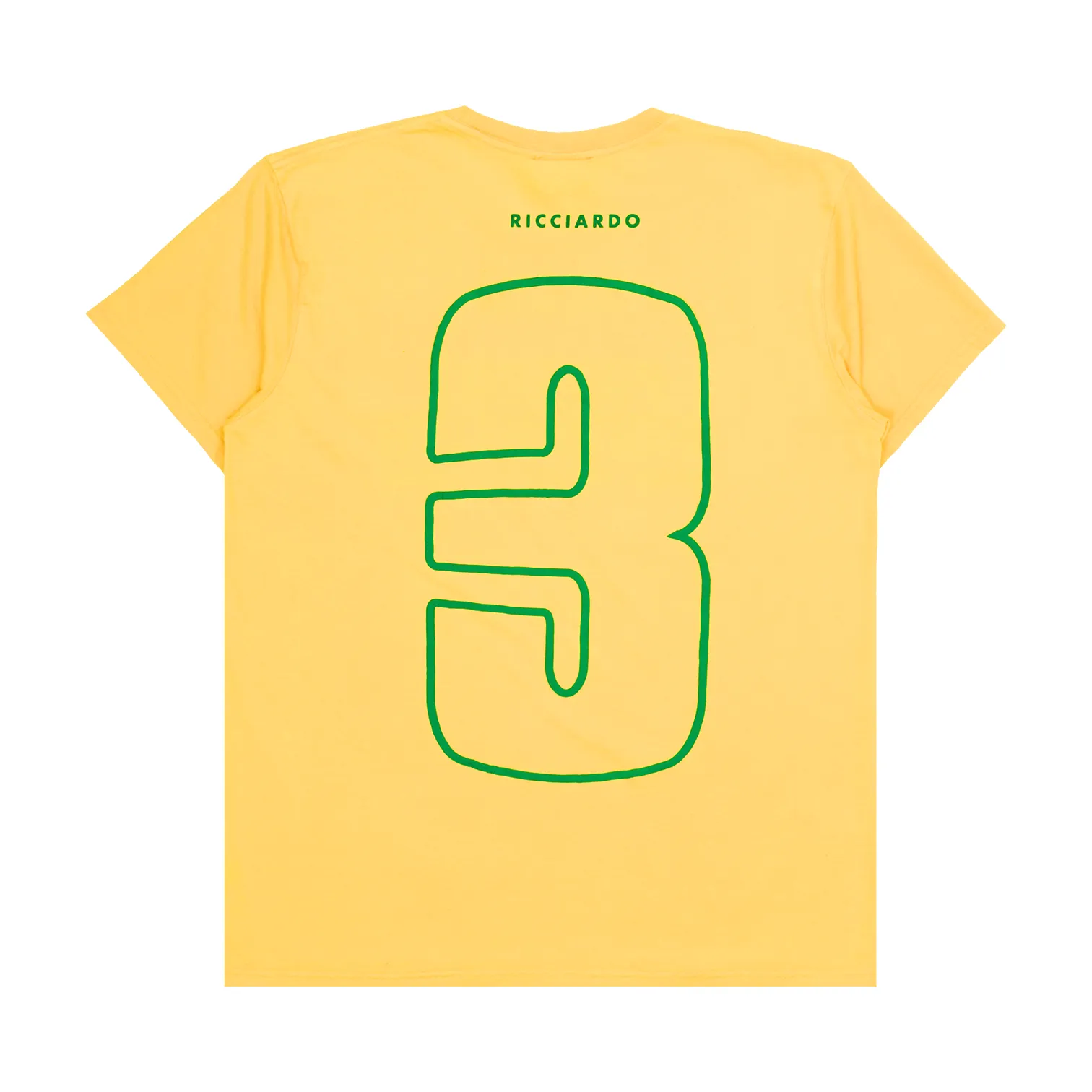 RIC3 Green & Gold Short Sleeve Tee Gold