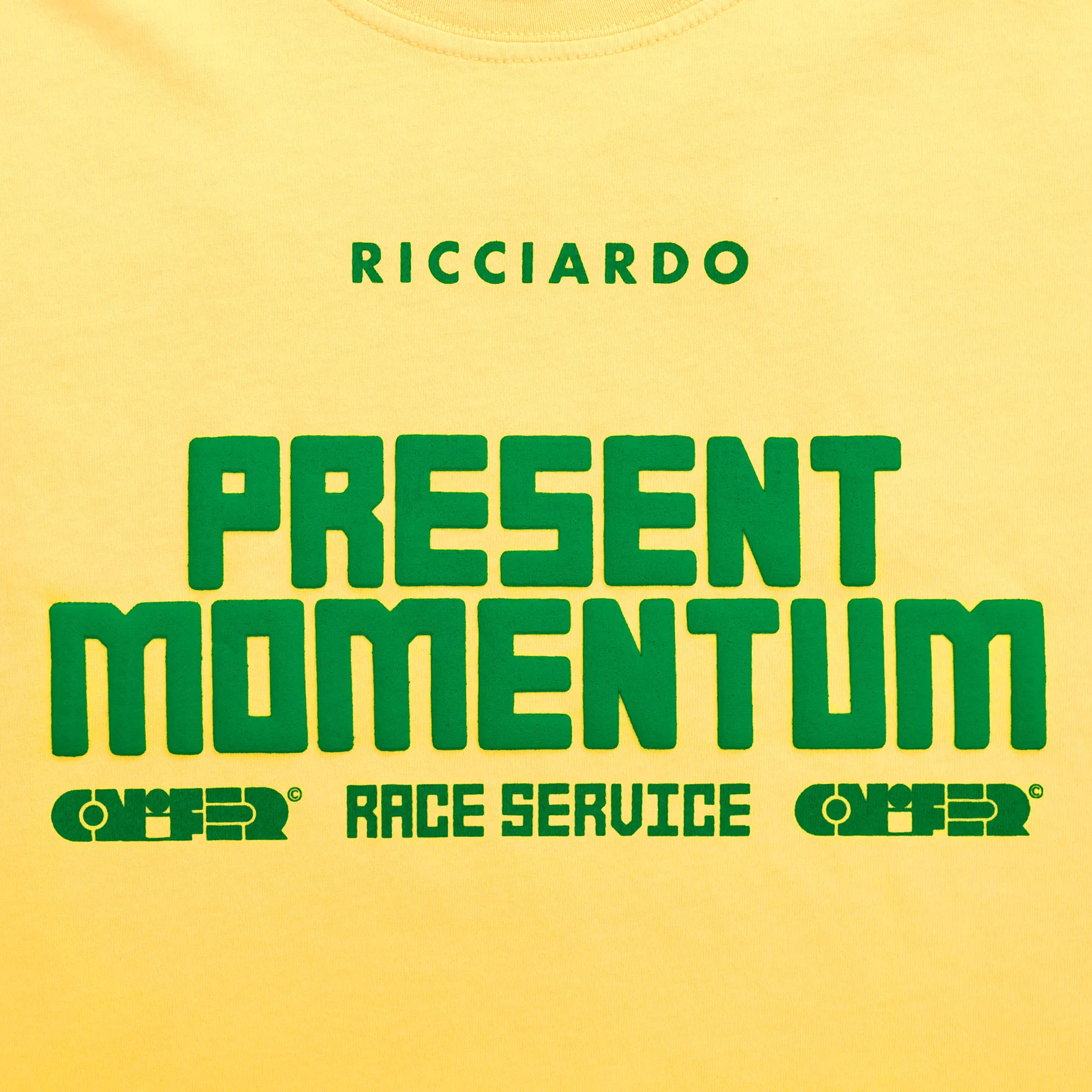 RIC3 Green & Gold Short Sleeve Tee Gold