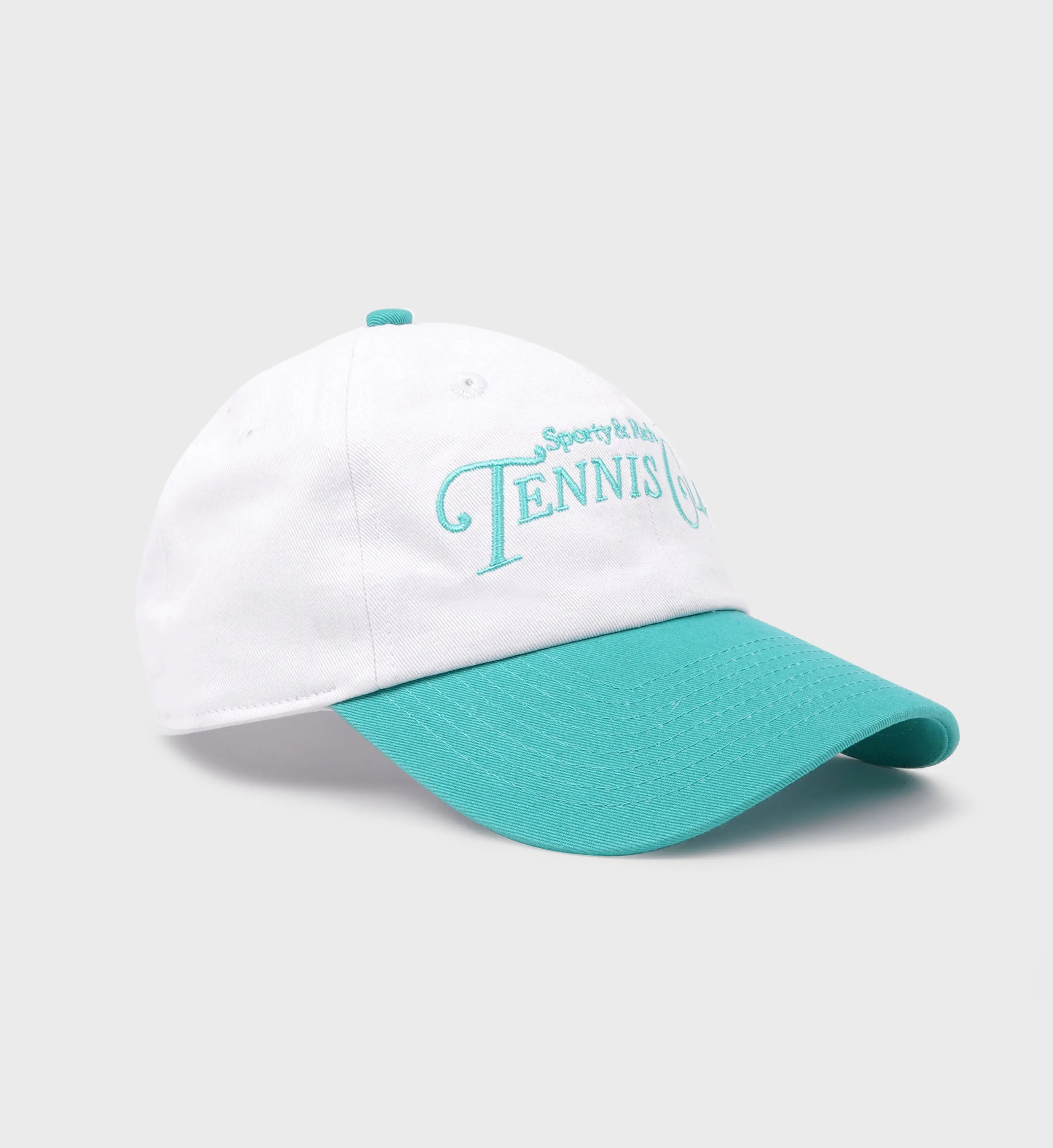 Rizzoli Tennis Hat - White/Caribbean