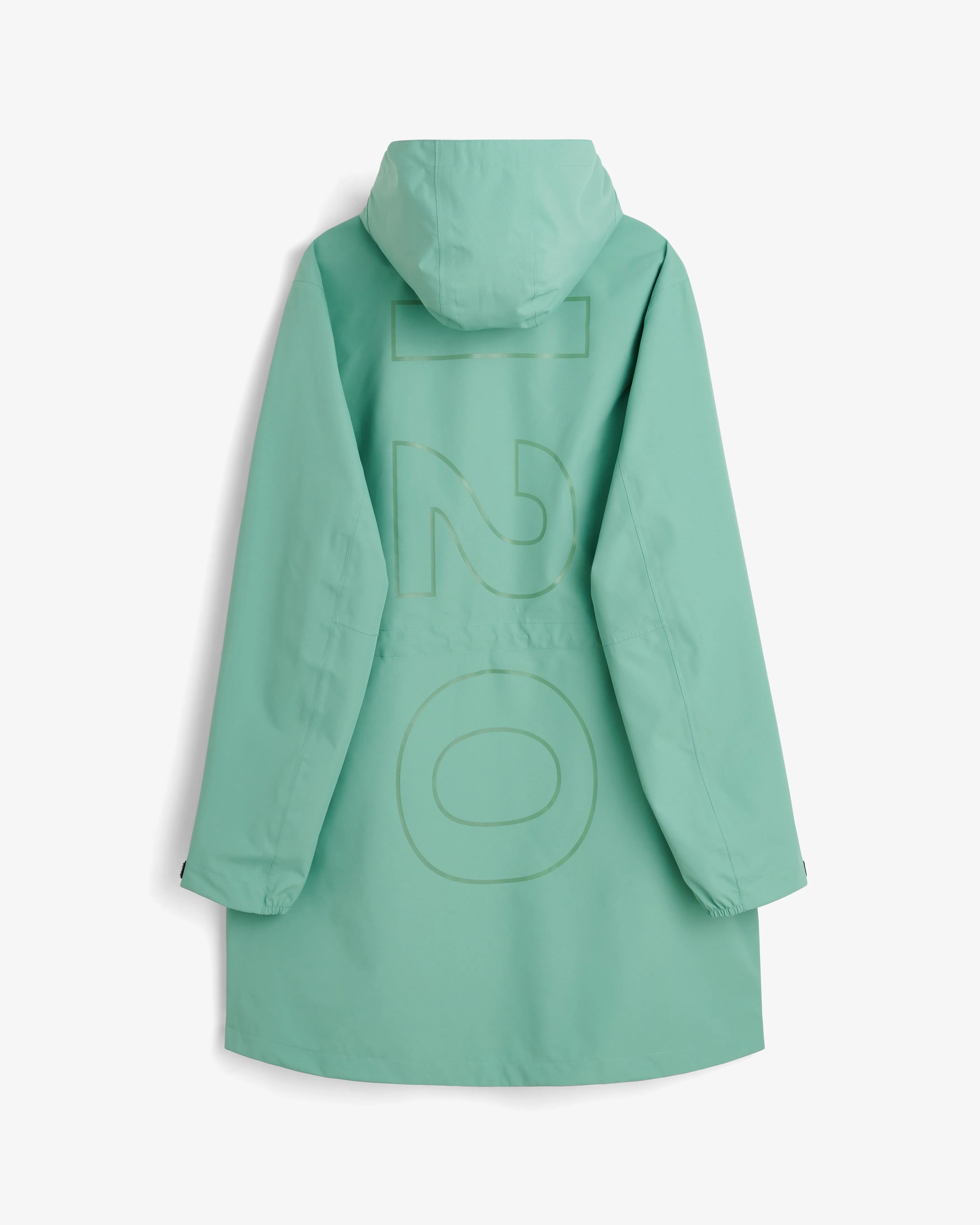 Rømø LW Long Rain Jacket - Sea Grass