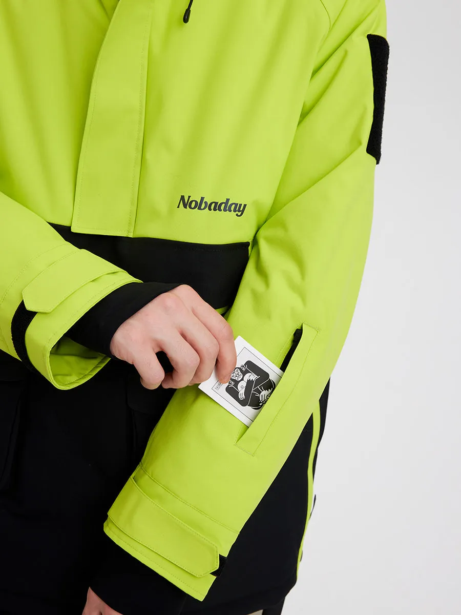 SALE🔥Nobaday OVERALL BLACK ANORAK Snow JACKET