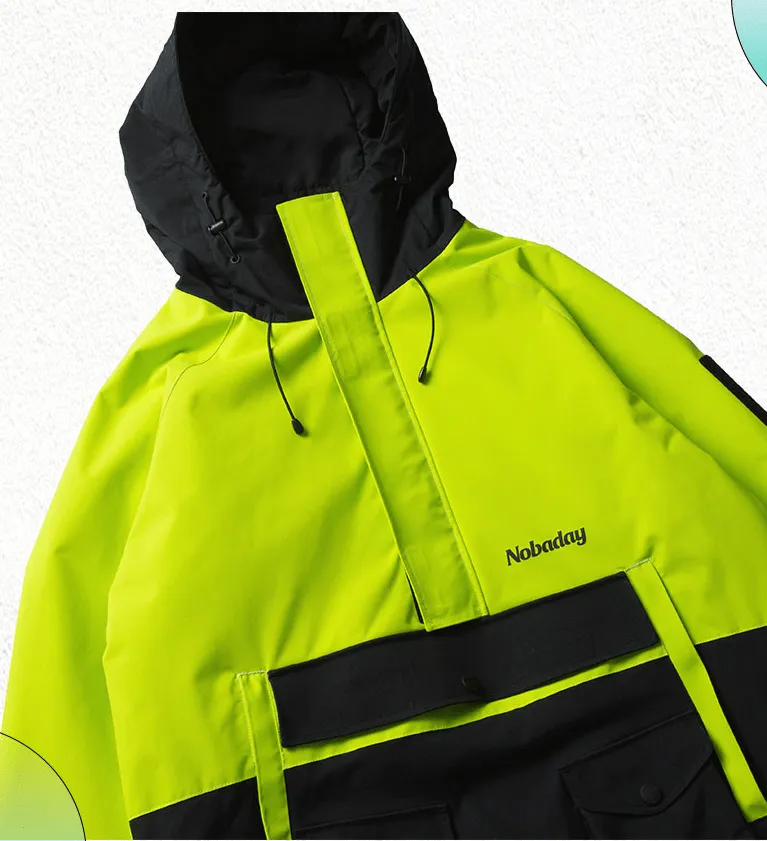 SALE🔥Nobaday OVERALL BLACK ANORAK Snow JACKET