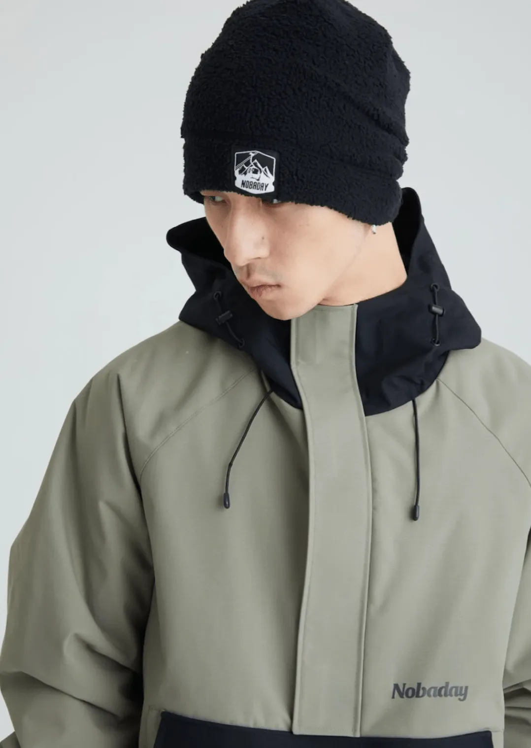 SALE🔥Nobaday OVERALL OLIVE ANORAK snow JACKET