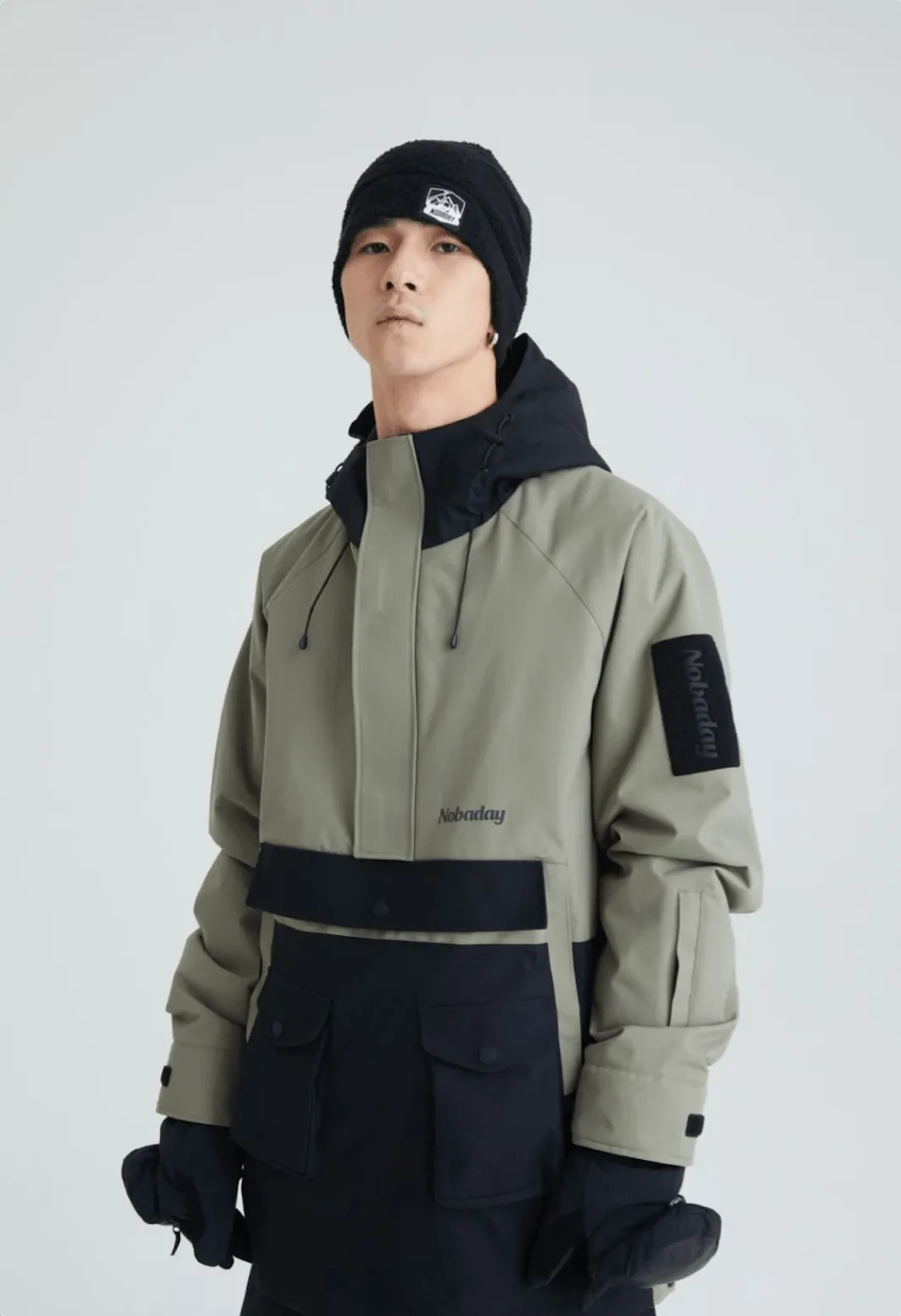 SALE🔥Nobaday OVERALL OLIVE ANORAK snow JACKET