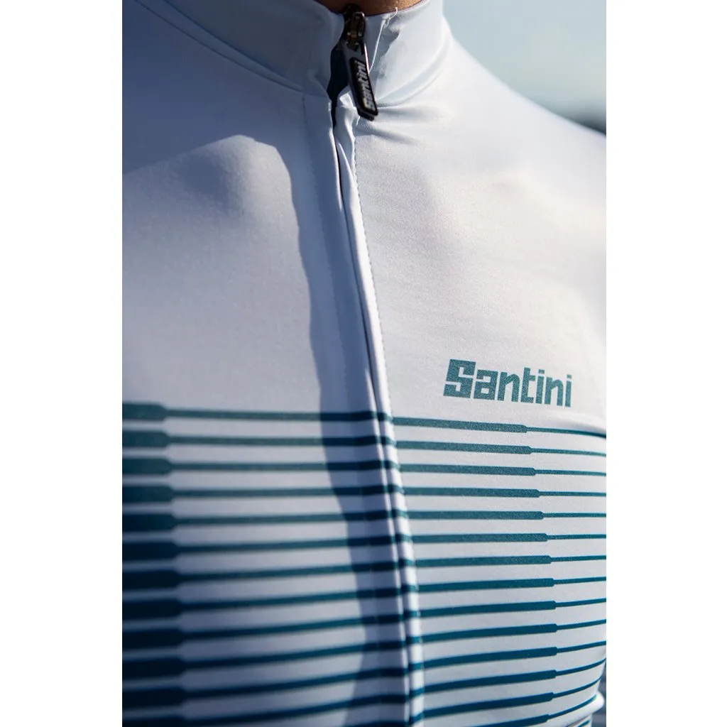 Santini Tono Freccia Jersey - Silver Bullet