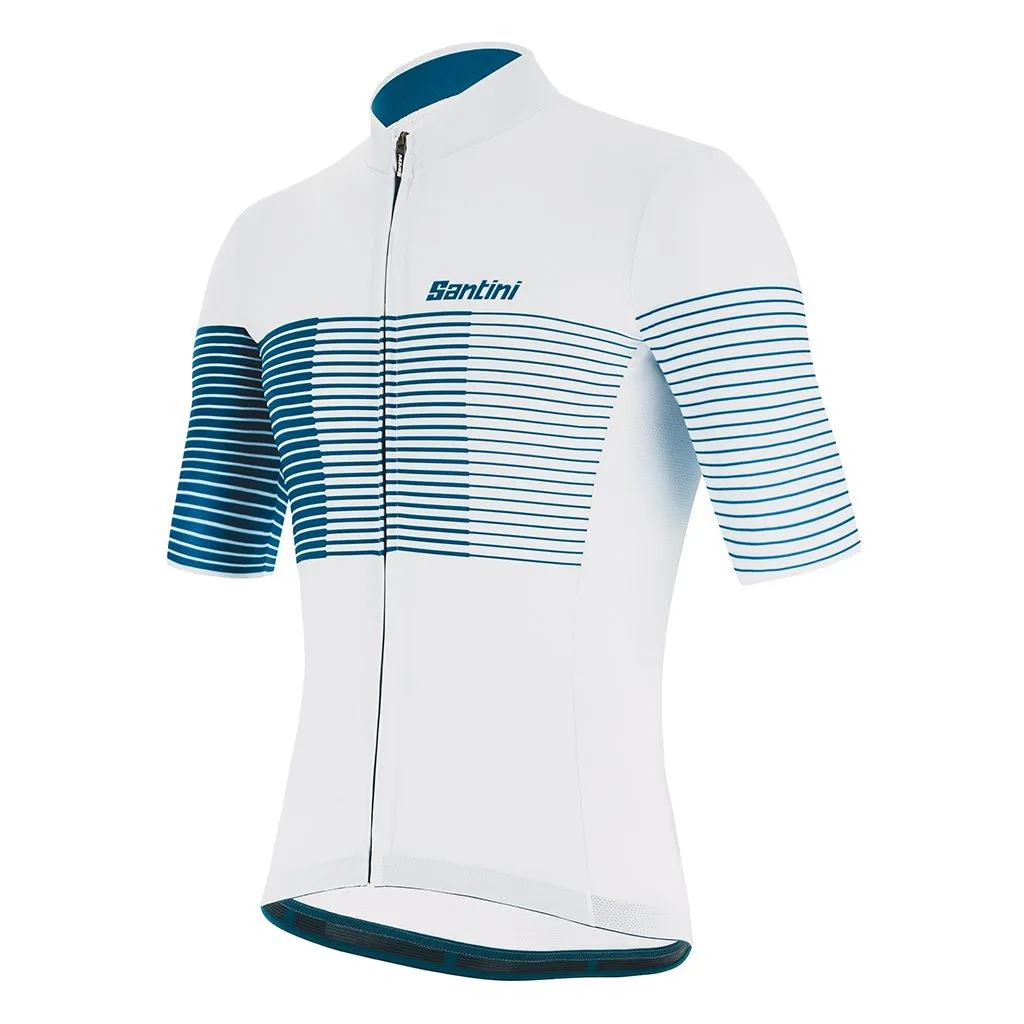 Santini Tono Freccia Jersey - Silver Bullet