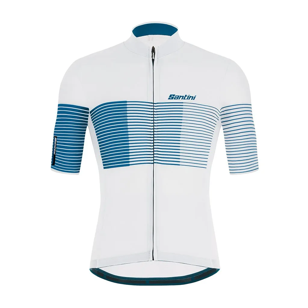 Santini Tono Freccia Jersey - Silver Bullet