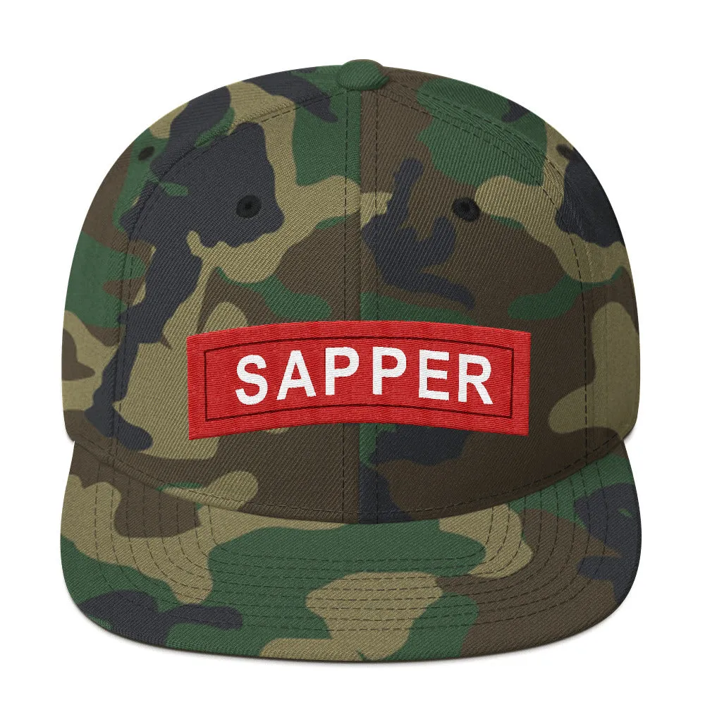 Sapper tab Snapback Hat