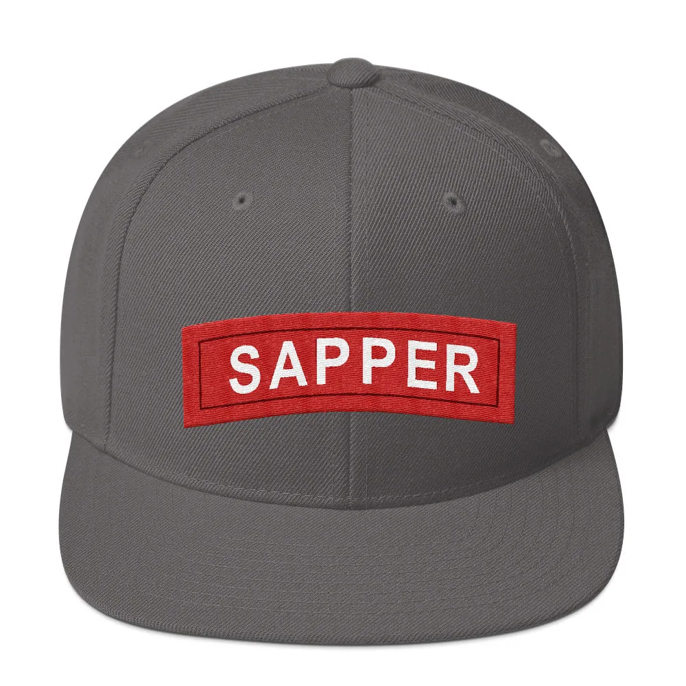 Sapper tab Snapback Hat