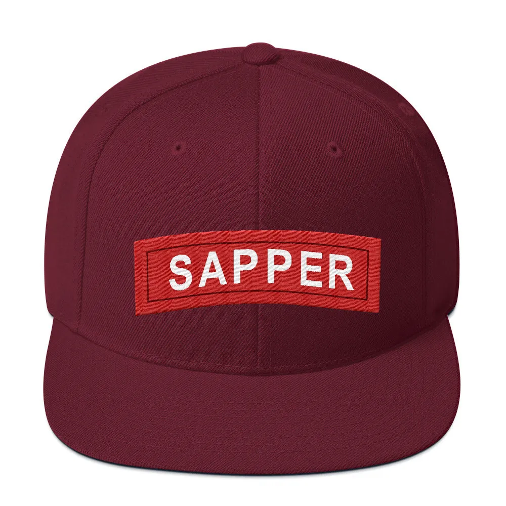 Sapper tab Snapback Hat