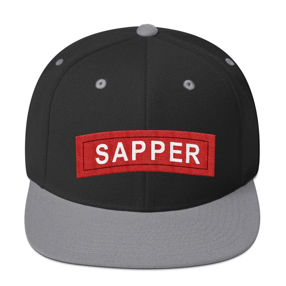 Sapper tab Snapback Hat