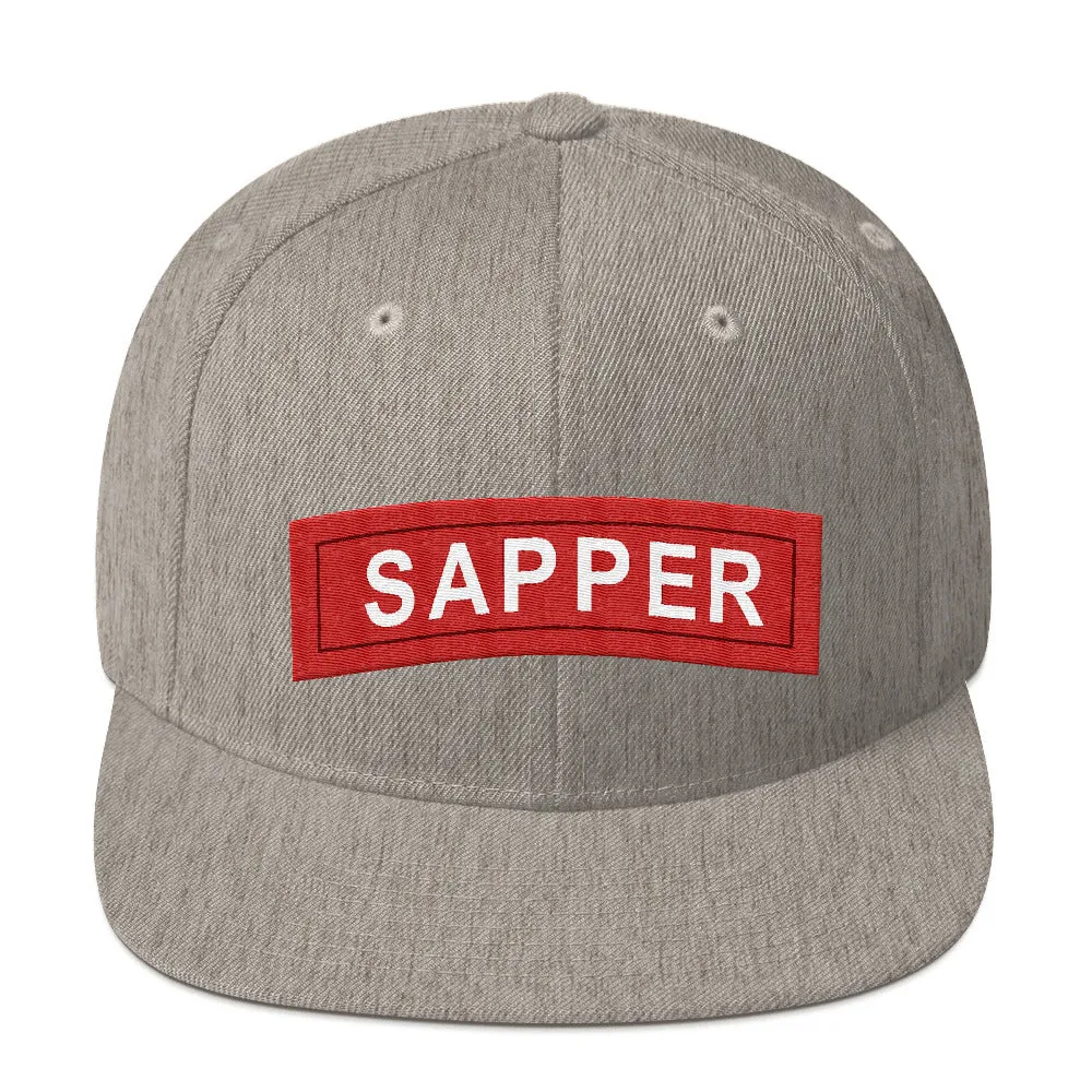 Sapper tab Snapback Hat