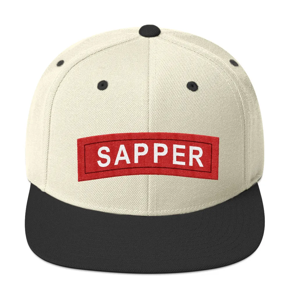 Sapper tab Snapback Hat